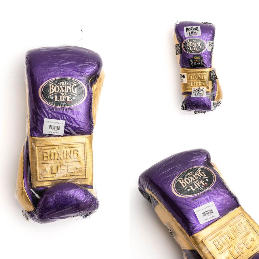 NO BOXING NO LIFE BOXING CHAMPIONSHIP GLOVES / SARUNG TINJU BOXING