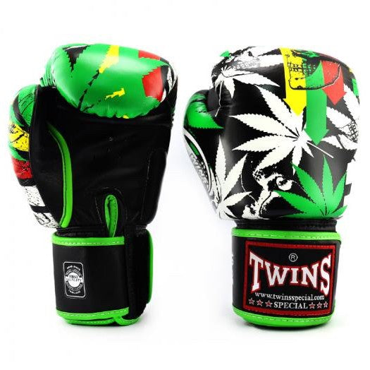 Sarung Tinju Twins Special FBGVL3-54 Grass / boxing Muay thai gloves