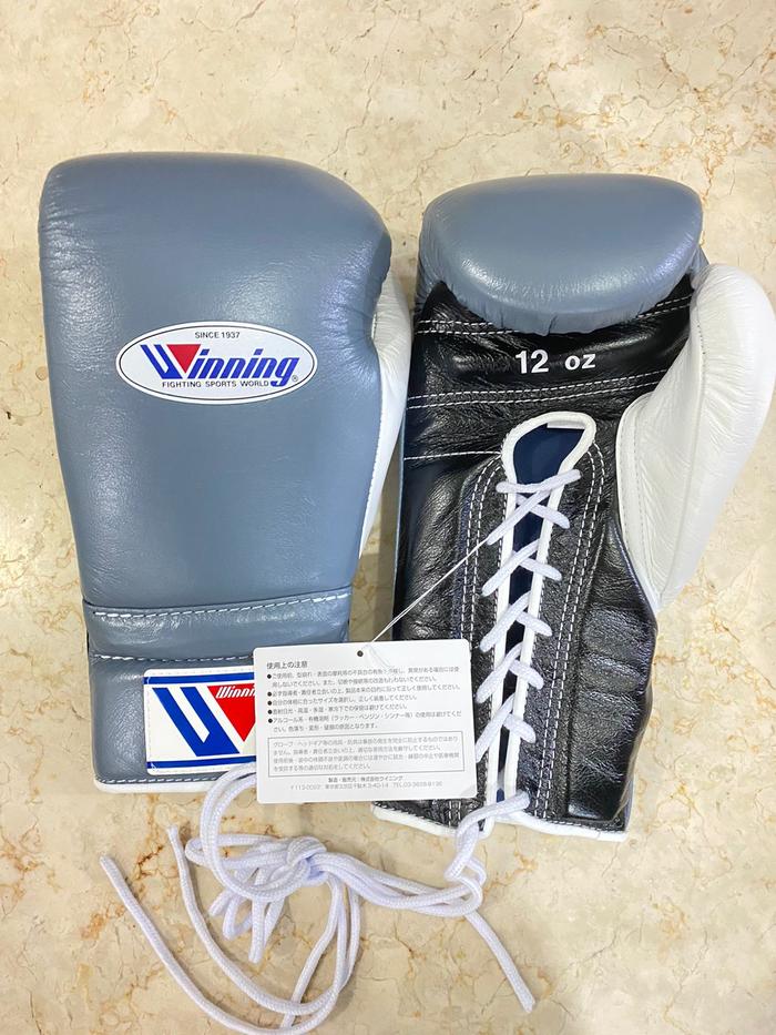 Sarung Tinju Winning MS Custom Colour Lace up / Boxing gloves Tinju