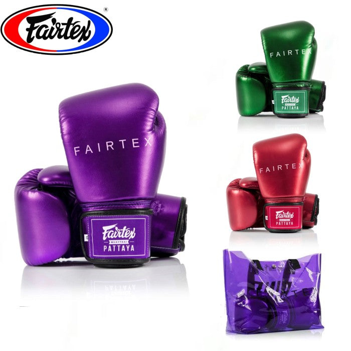 Sarung Tinju Fairtex BGV22 Metalic / boxing gloves muay thai glove