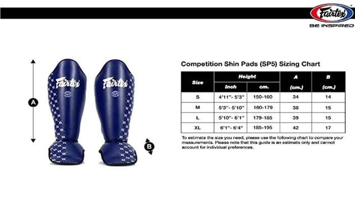 Shin Guard Fairtex SP5 / Shinguard muay thai / shin guard muaythai