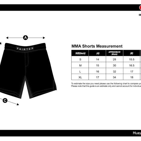 Fairtex MMA Shorts Deep passion / muay thai shorts / celana tinju muay