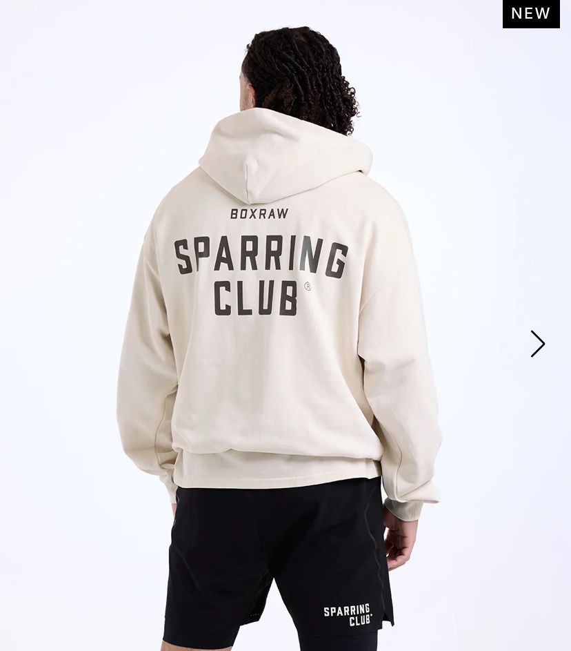 Boxraw Sparring Club Oversized Hoodie / jaket tinju Hoodie Boxing