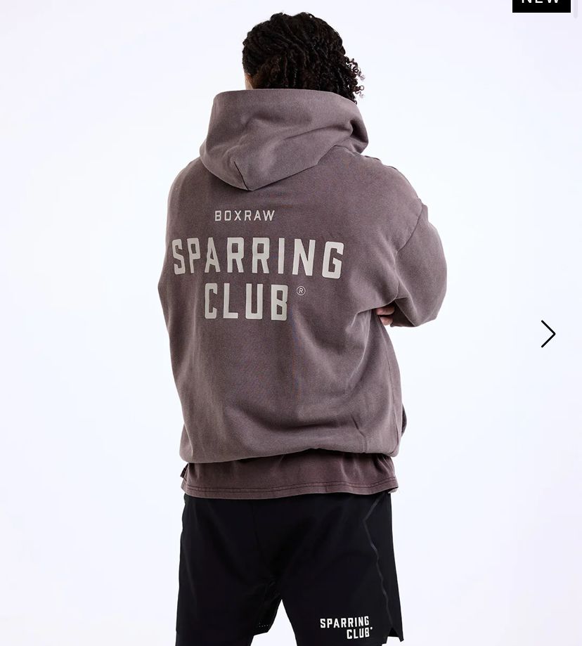 Boxraw Sparring Club Oversized Hoodie / jaket tinju Hoodie Boxing