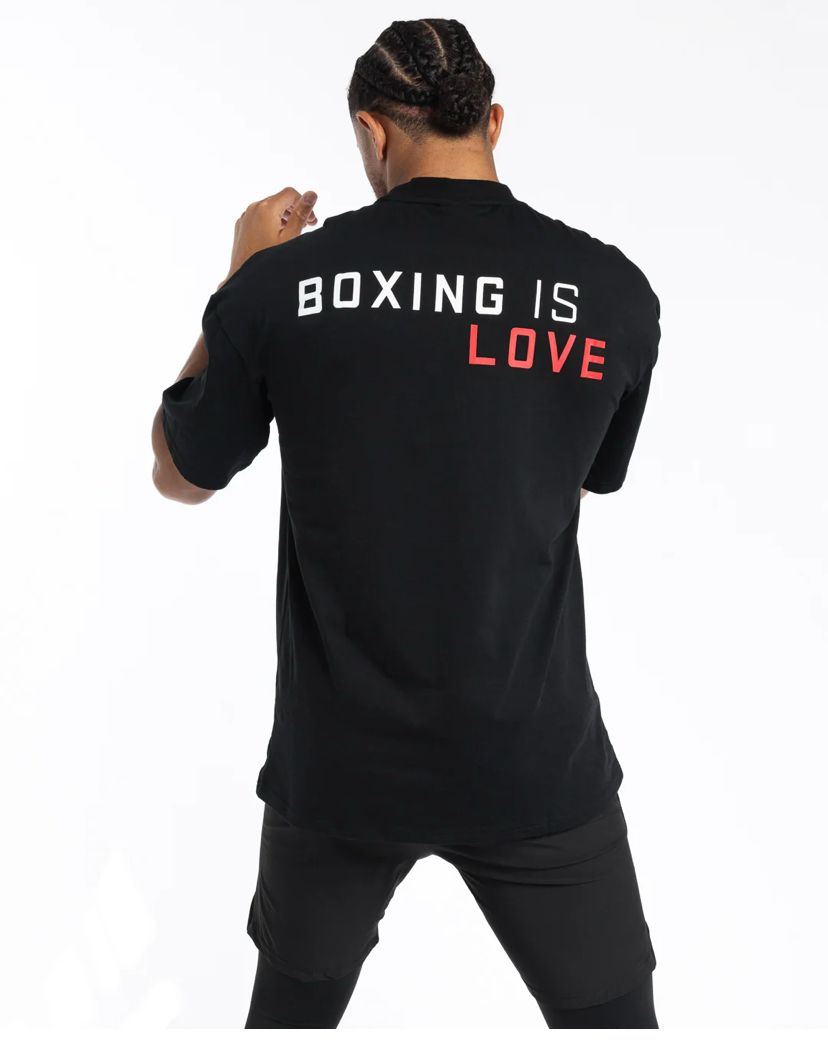Boxraw Boxing is Love oversize t shirt / kaos tinju boxraw boxing