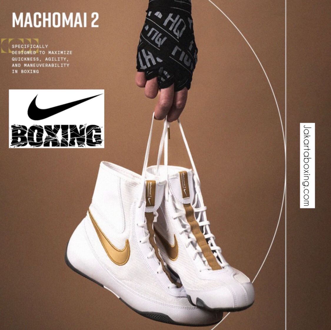 Nike Boxing shoes Machomai 2 / sepatu tinju boxing nike machomai 2