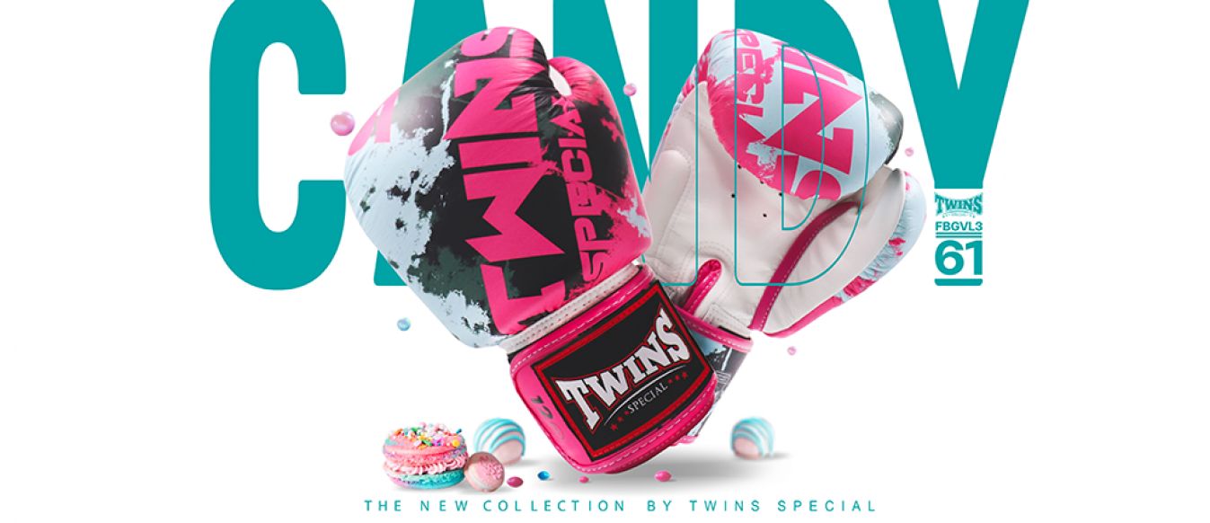 Sarung tinju Twins Special FBGVL3-61 Candy / Boxing muay thai gloves