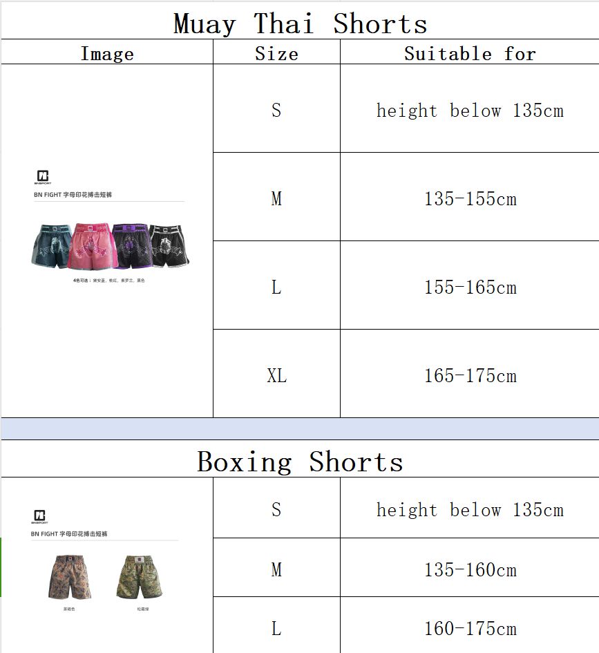 BN Muay thai Short / celana muay thai / muaythai short boxing