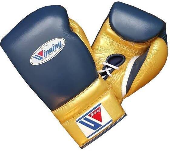 Sarung Tinju Winning MS Custom Colour Lace up / Boxing gloves Tinju