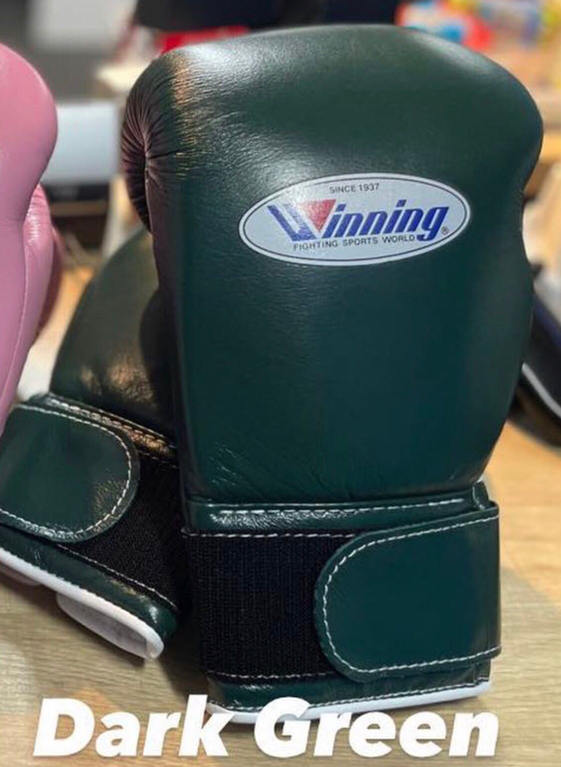 Sarung tinju Winning MS Custom colour Velcro / Boxing gloves tinju