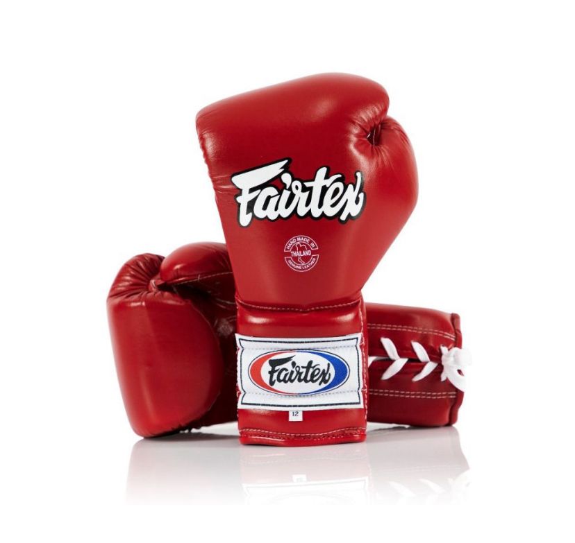 Sarung tinju Fairtex BGL7 Lace up / Boxing gloves muay thai gloves