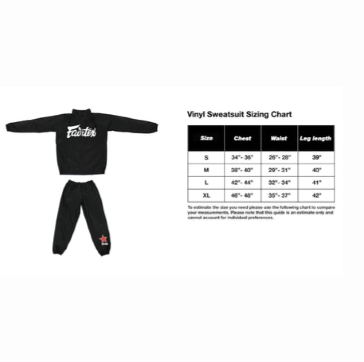 Fairtex Vinyl Sauna Suit VS4 / Baju sauna tinju Muay thai Fairtex