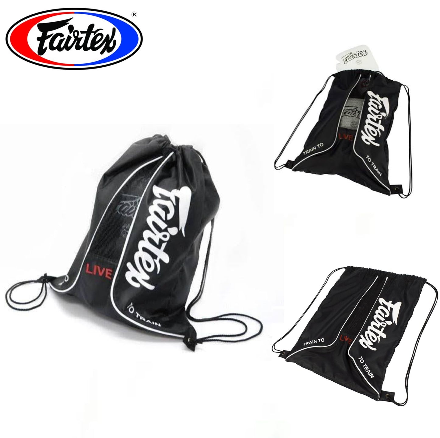 Fairtex BAG6 Sack Bag Boxing Gym Bag Muay Thai Tas sarung tinju