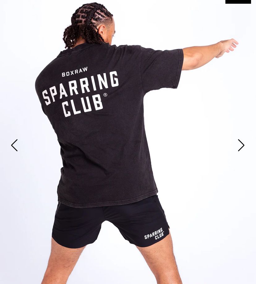 Boxraw Sparring club oversize t shirt / kaos tinju boxraw boxing T shirts