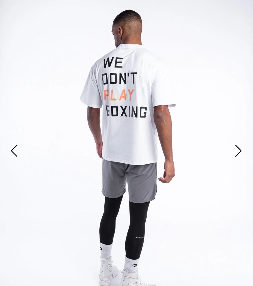 Boxraw We don't play boxing t shirt / kaos tinju boxraw boxing T shirts