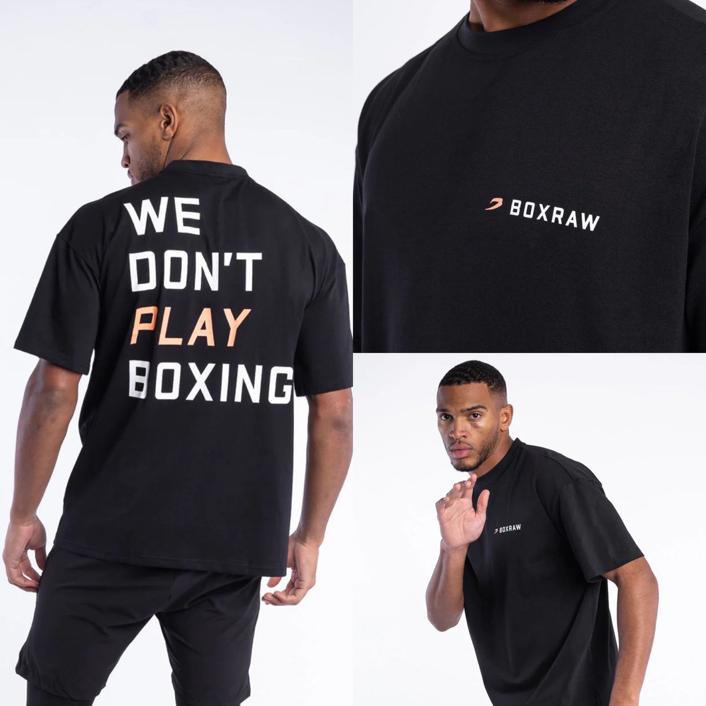 Boxraw We don't play boxing t shirt / kaos tinju boxraw boxing T shirts