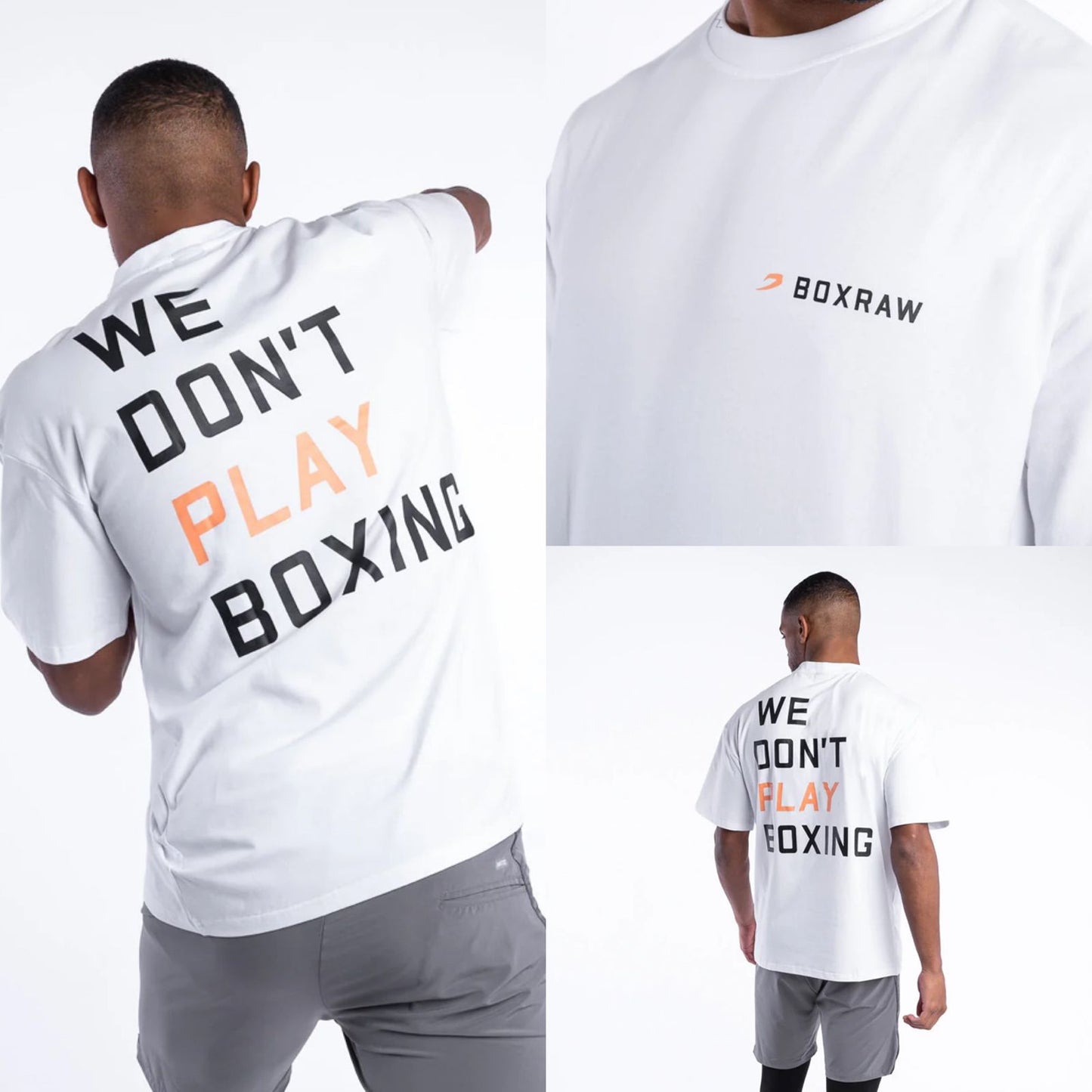 Boxraw We don't play boxing t shirt / kaos tinju boxraw boxing T shirts