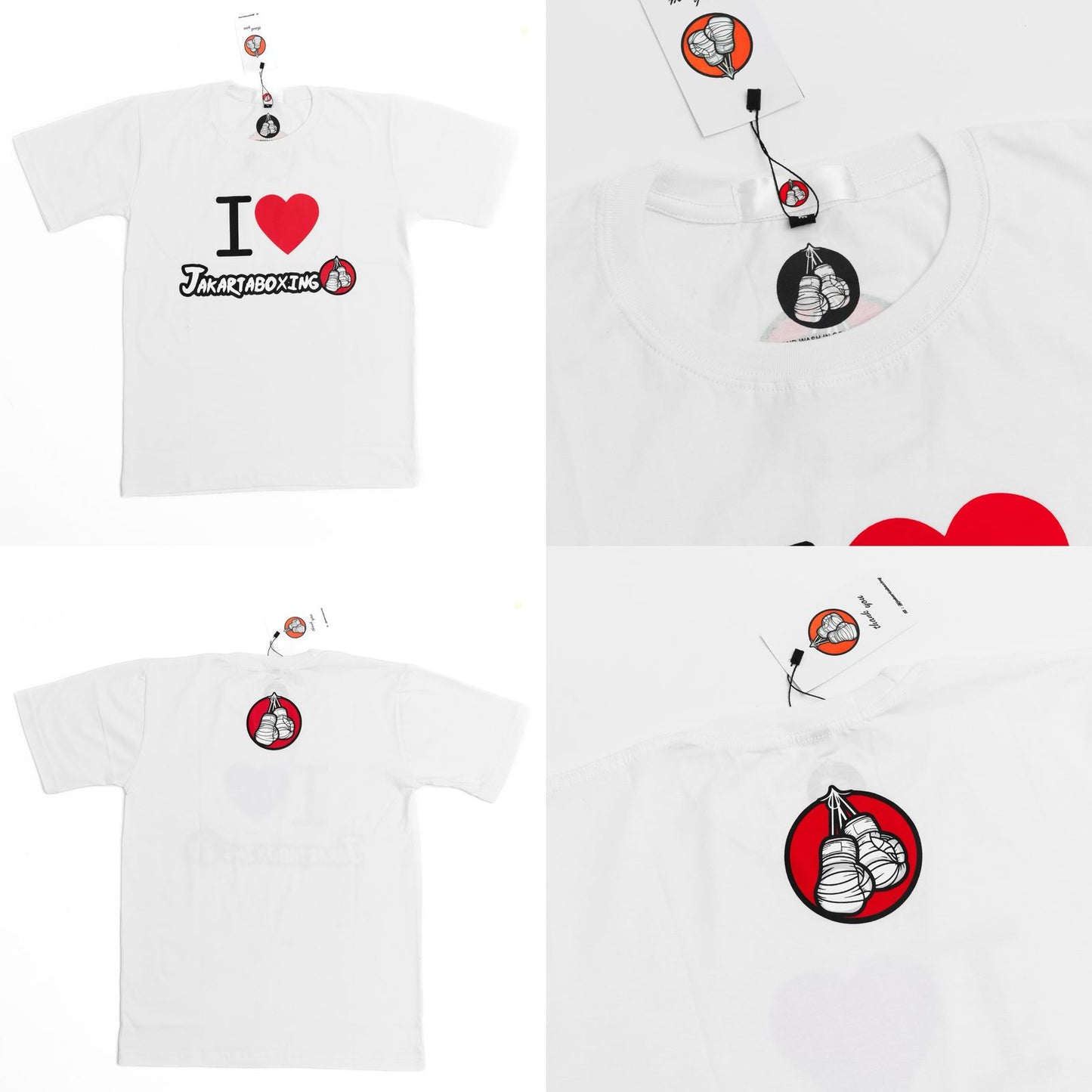 Jakarta Boxing I LOVE JAKARTABOXING T shirt / kao tinju