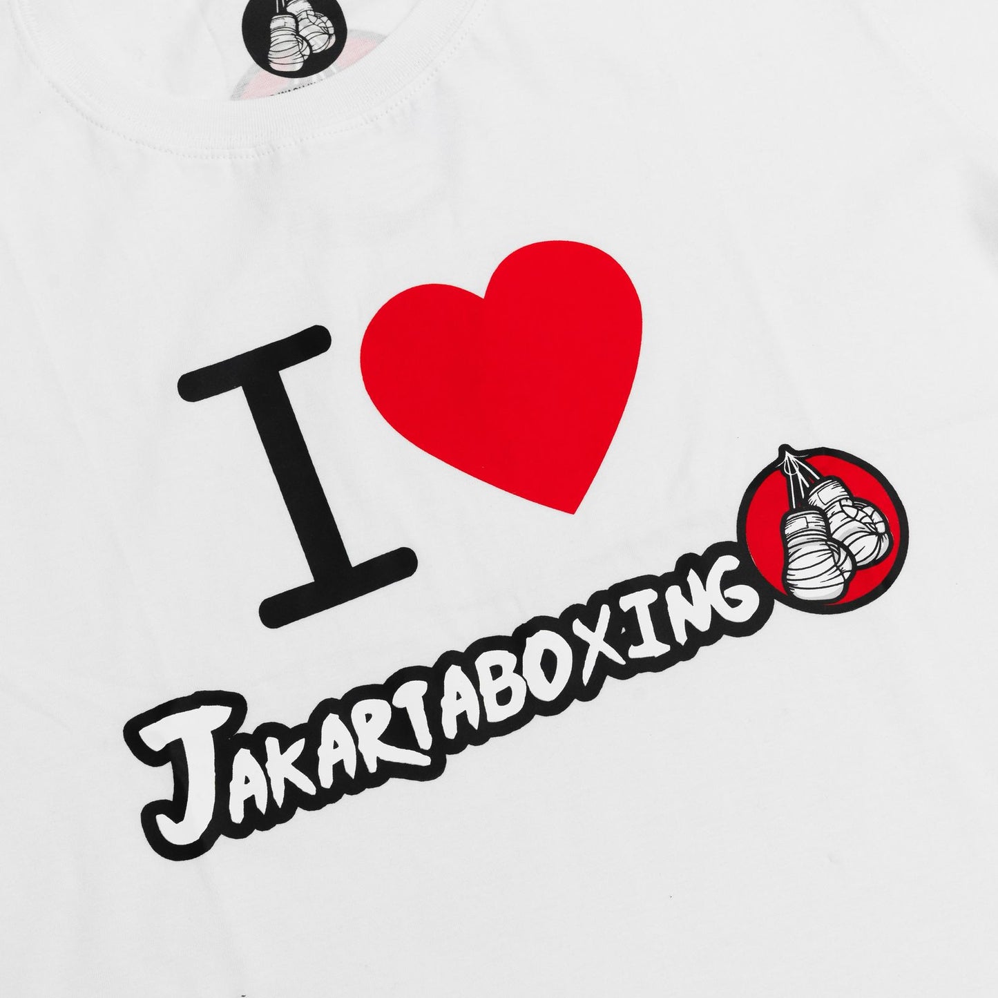 Jakarta Boxing I LOVE JAKARTABOXING T shirt / kao tinju