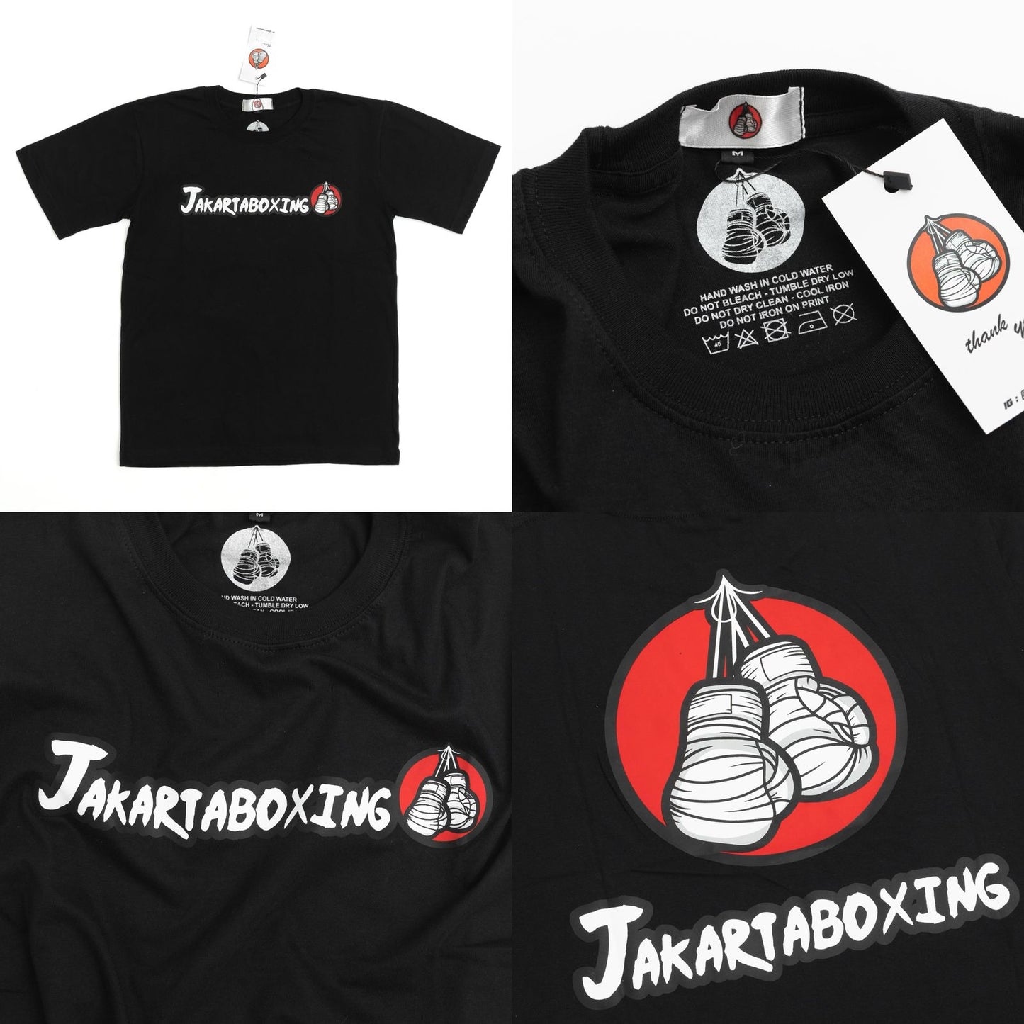 Jakarta Boxing Classic Logo T shirt / kaos tinju Jakarta boxing Merch