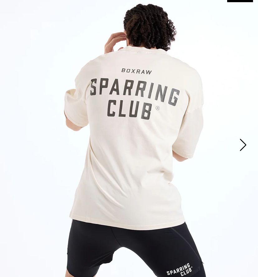 Boxraw Sparring club oversize t shirt / kaos tinju boxraw boxing T shirts