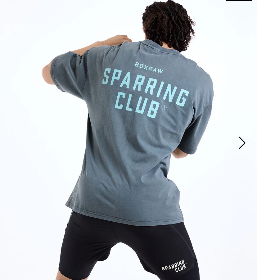 Boxraw Sparring club oversize t shirt / kaos tinju boxraw boxing T shirts