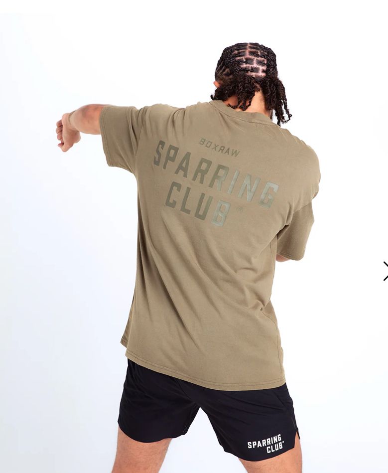 Boxraw Sparring club oversize t shirt / kaos tinju boxraw boxing T shirts