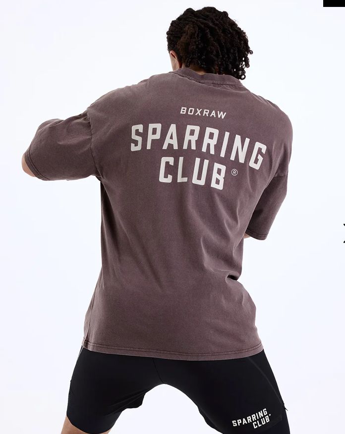 Boxraw Sparring club oversize t shirt / kaos tinju boxraw boxing T shirts
