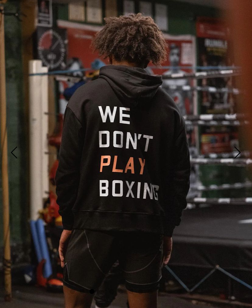 Boxraw We Don't Play Boxing Oversized Hoodie / jaket tinju boxing