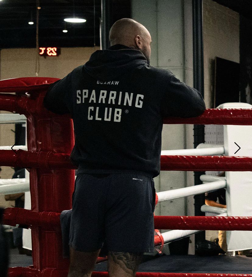 Boxraw Sparring Club Oversized Hoodie / jaket tinju Hoodie Boxing