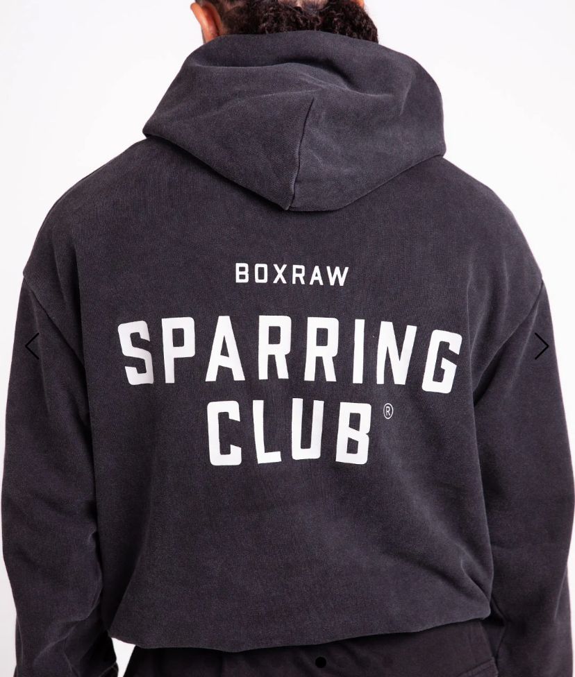 Boxraw Sparring Club Oversized Hoodie / jaket tinju Hoodie Boxing