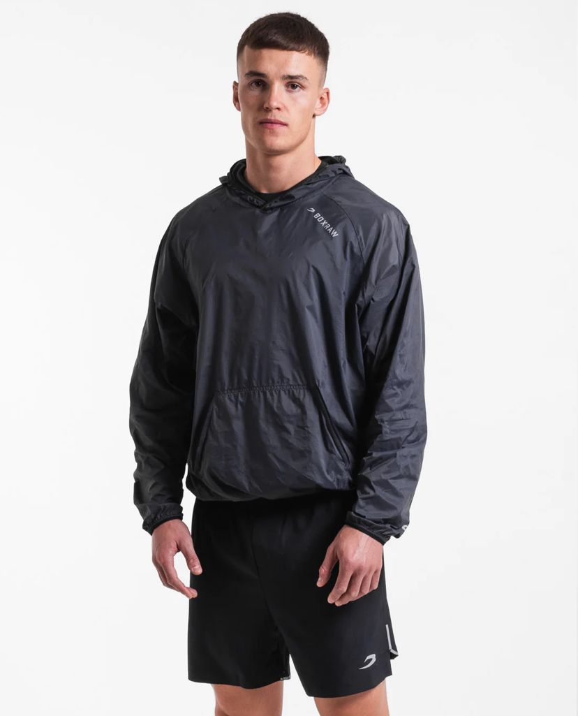 Boxraw Genaro Oversized Windbreaker Hoodie / jaket tinju Hoodie Boxing