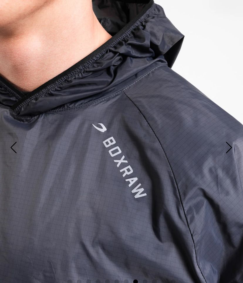 Boxraw Genaro Oversized Windbreaker Hoodie / jaket tinju Hoodie Boxing
