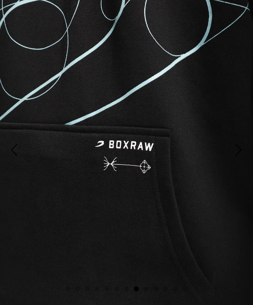 Boxraw Disciplined Though t/ Action Oversized Hoodie / tinju Hoodie