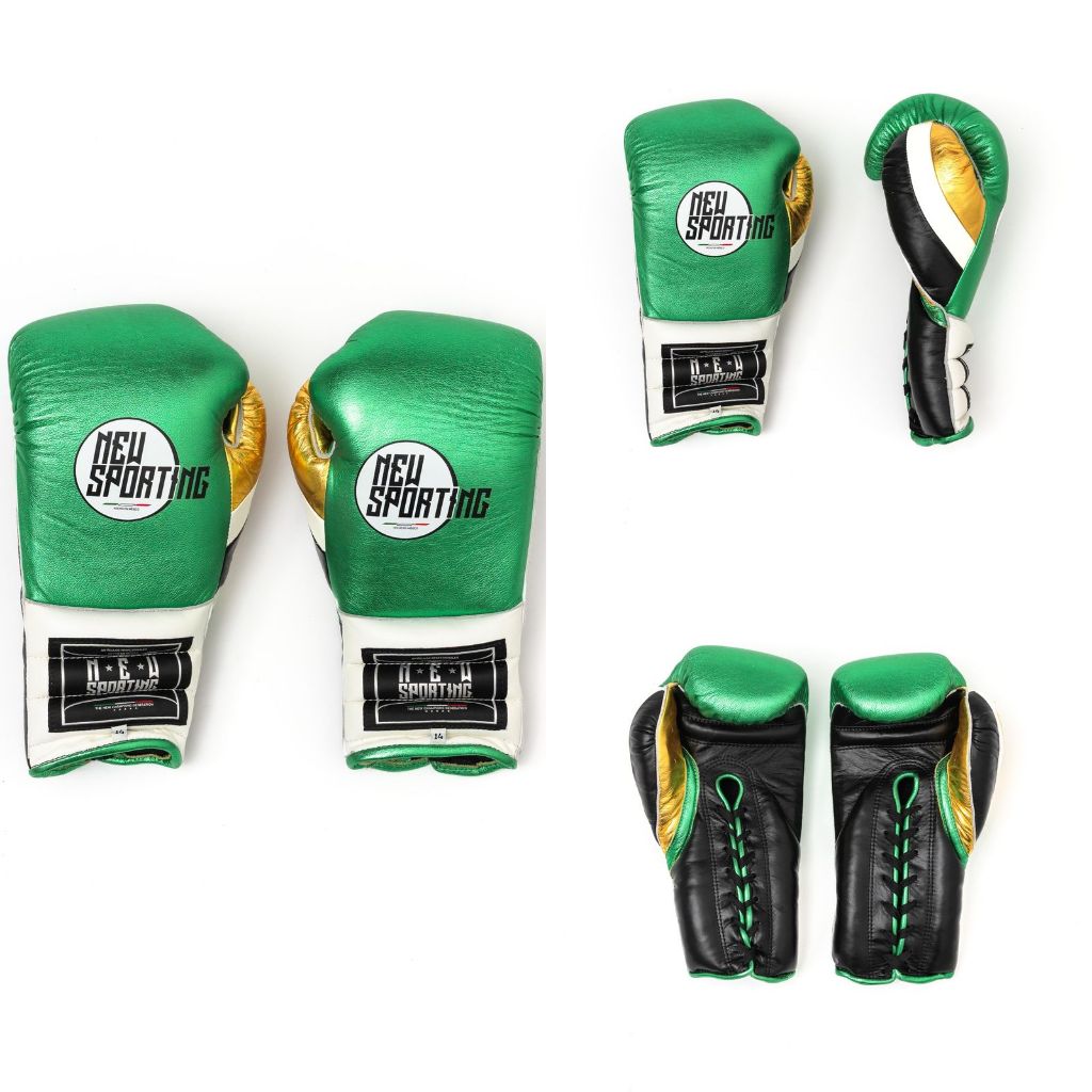 Sarung tinju New Sporting Training gloves 2/b Laces boxing gloves