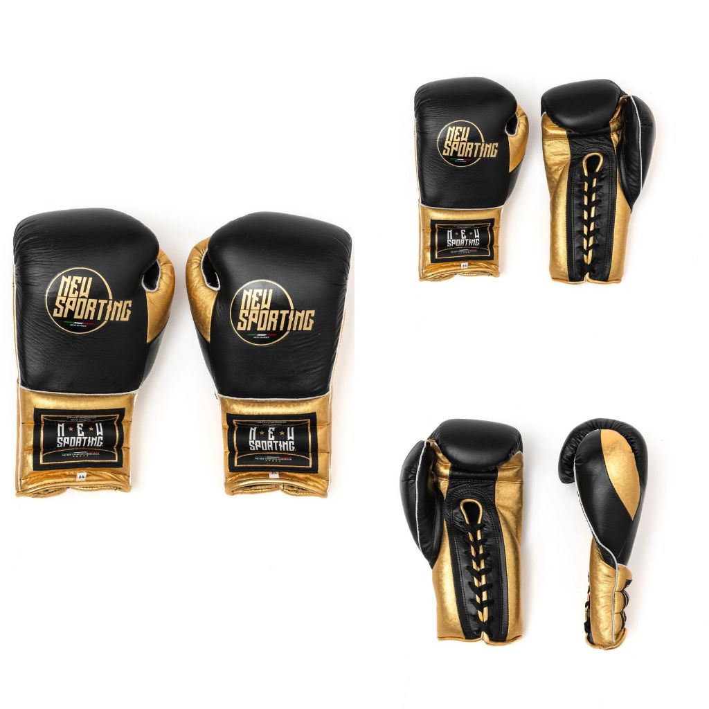 Sarung tinju New Sporting Training gloves 2/b Laces boxing gloves