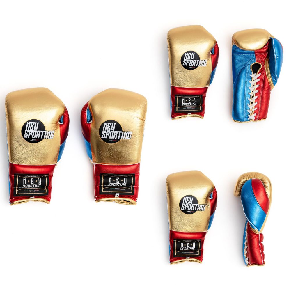 Sarung tinju New Sporting Training gloves 2/b Laces boxing gloves