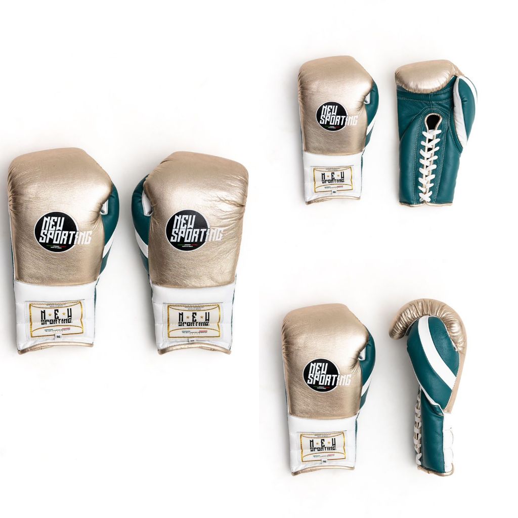 Sarung tinju New Sporting Training gloves 2/b Laces boxing gloves