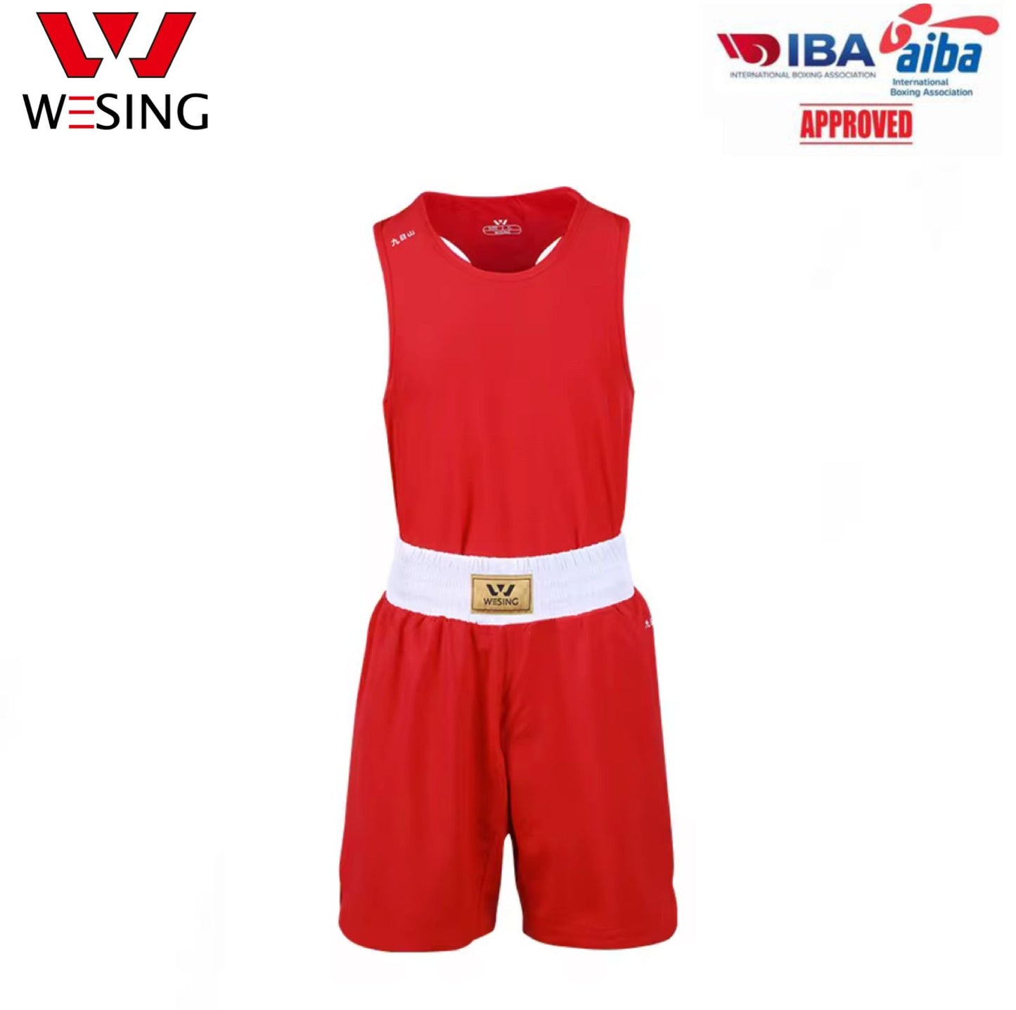 Baju Tanding Tinju WESING IBA / boxing Amateur uniform celana tinju