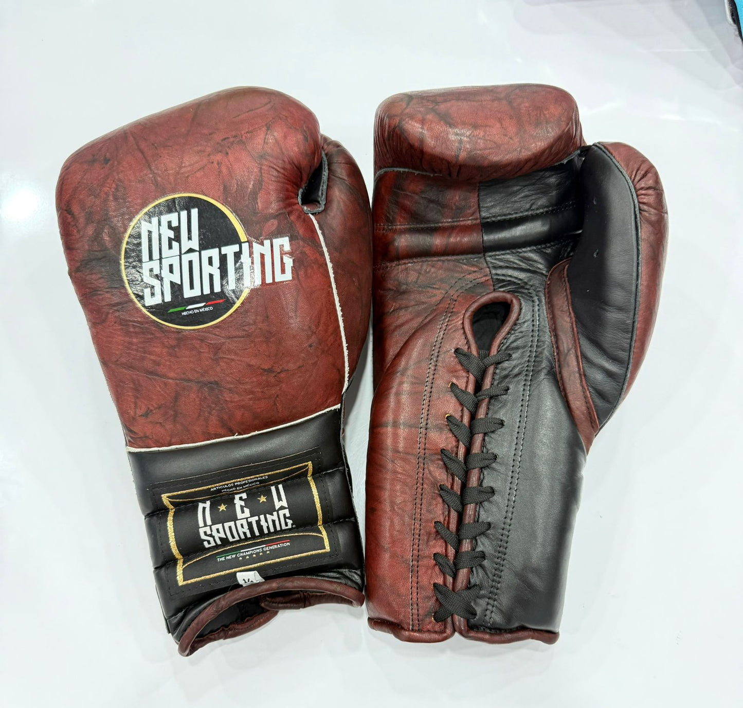 Sarung tinju New Sporting Training gloves 2/b Laces boxing gloves