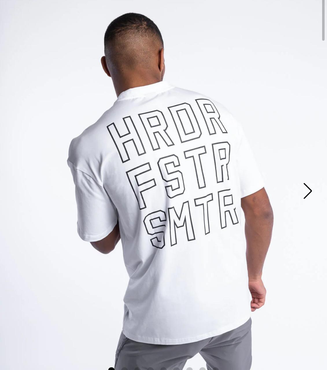 Boxraw HRDR FSTR SMTR Oversized T-Shirt / kaos tinju boxraw boxing