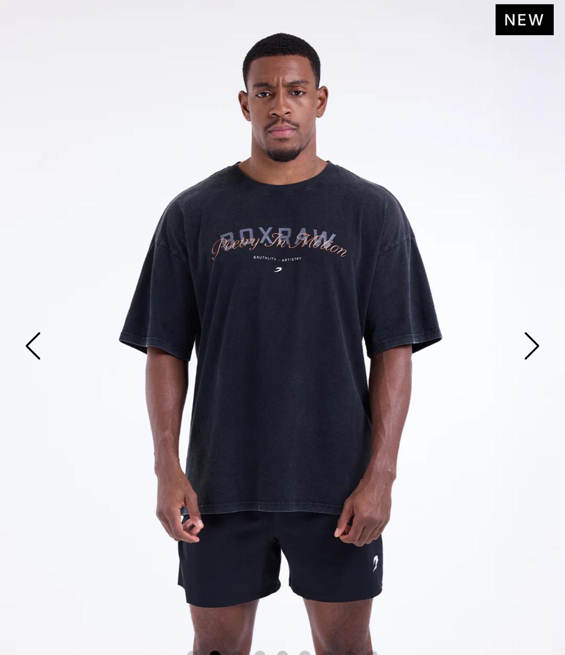 Boxraw Poetry In Motion Oversized T-Shirt / kaos tinju boxraw boxing
