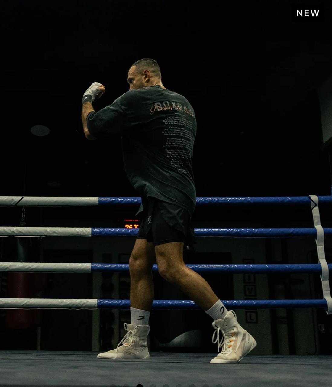 Boxraw Poetry In Motion Oversized T-Shirt / kaos tinju boxraw boxing