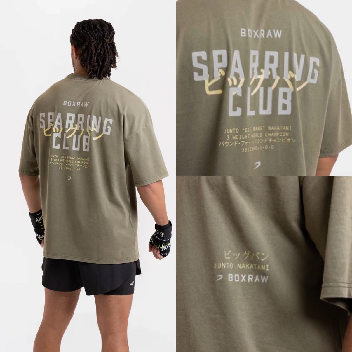 Boxraw Sparring club SPECIAL EDITION oversize t shirt for BOXING