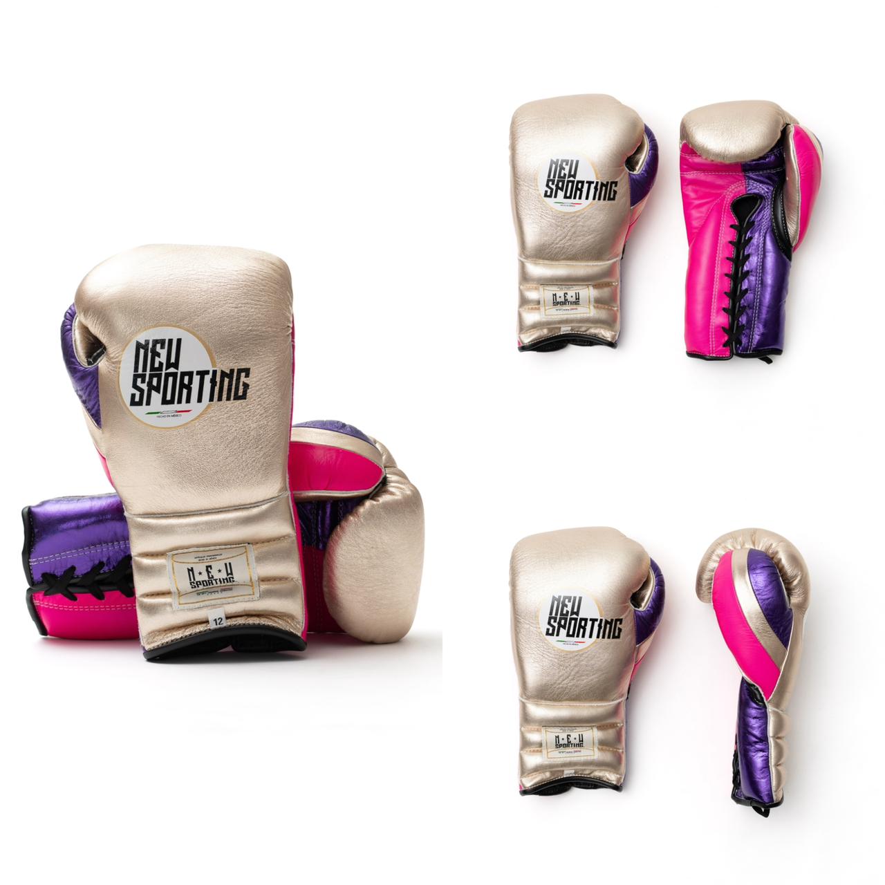 Sarung tinju New Sporting Training gloves 2/b Laces boxing gloves