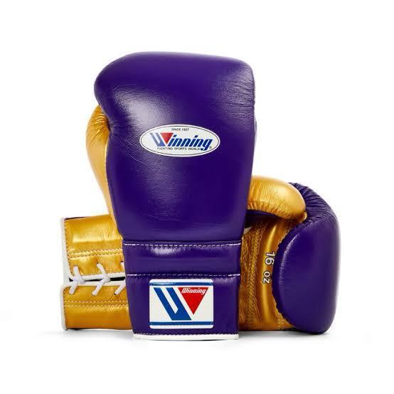 Sarung Tinju Winning MS Custom Colour Lace up / Boxing gloves Tinju
