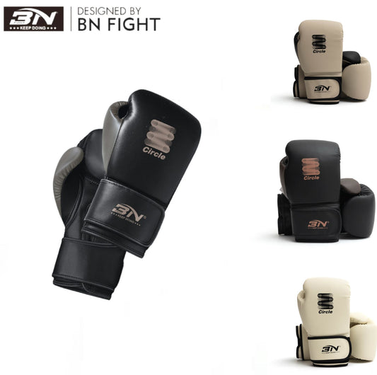 Sarung tinju BN CIRCLE Micro Fiber MULTI LAYER FOAM / boxing muay Thai