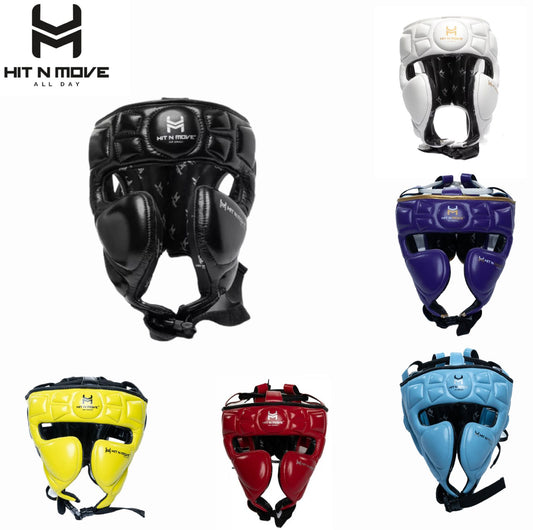 HIT N MOVE AIR ARMOR BOXING HEADGEAR / HEAD GUARD TINJU PELINDUNG PALA