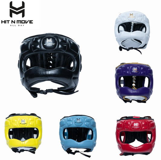 HIT N MOVE FACE SAVER BOXING HEADGEAR / HEAD GUARD TINJU BOXING