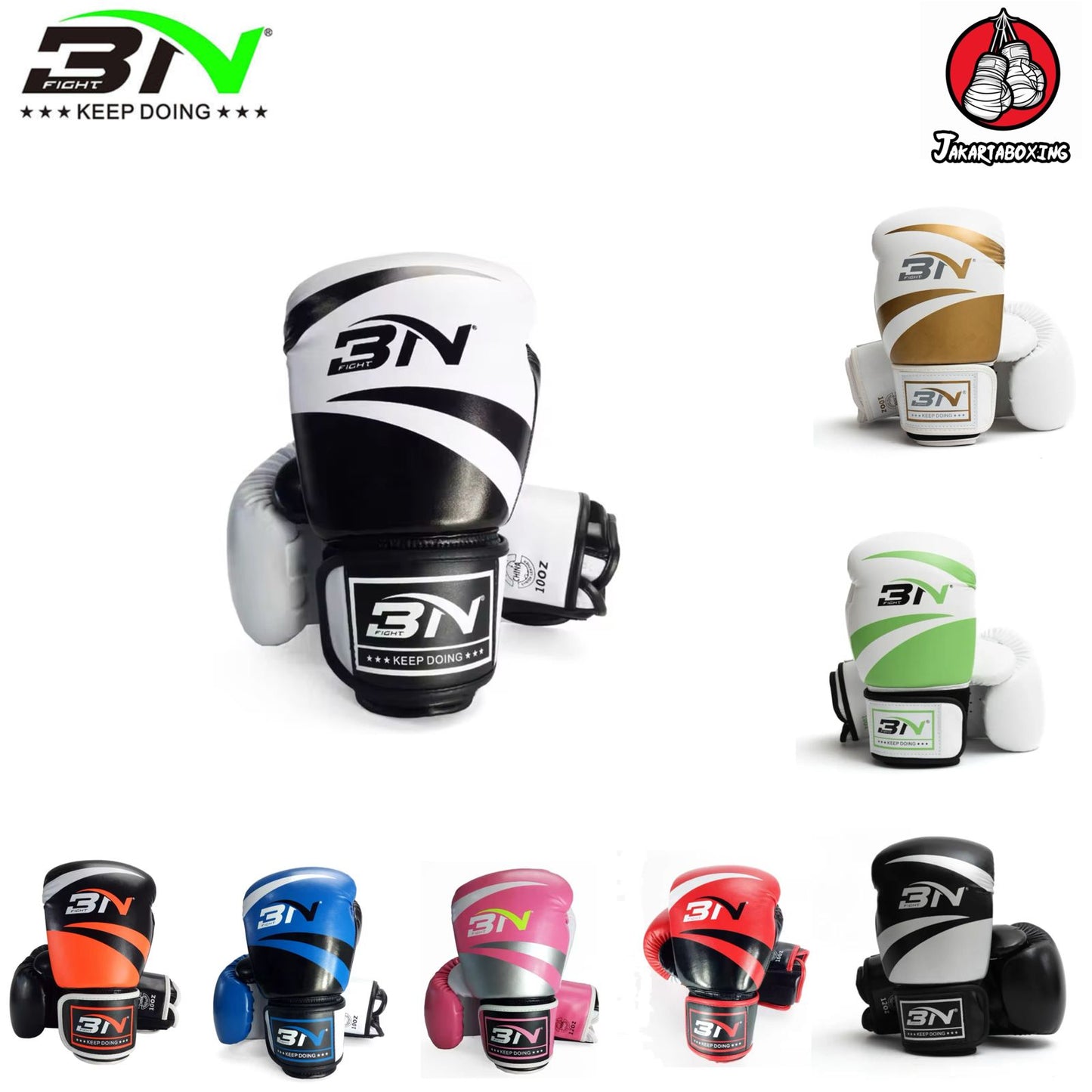 Sarung tinju BN / Glove tinju / boxing gloves muay thai glove BN 100 Original